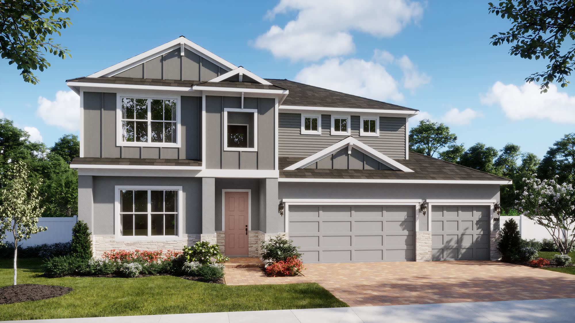 Vernacular Elevation | Alexandria II at Bargrove Estates in Mount Dora,FL by Landsea Homes